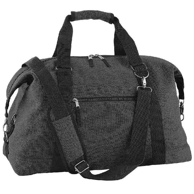 Bagbase Vintage Canvas Weekender / Holdall Carry Bag (30 Litres) (Pack of 2)