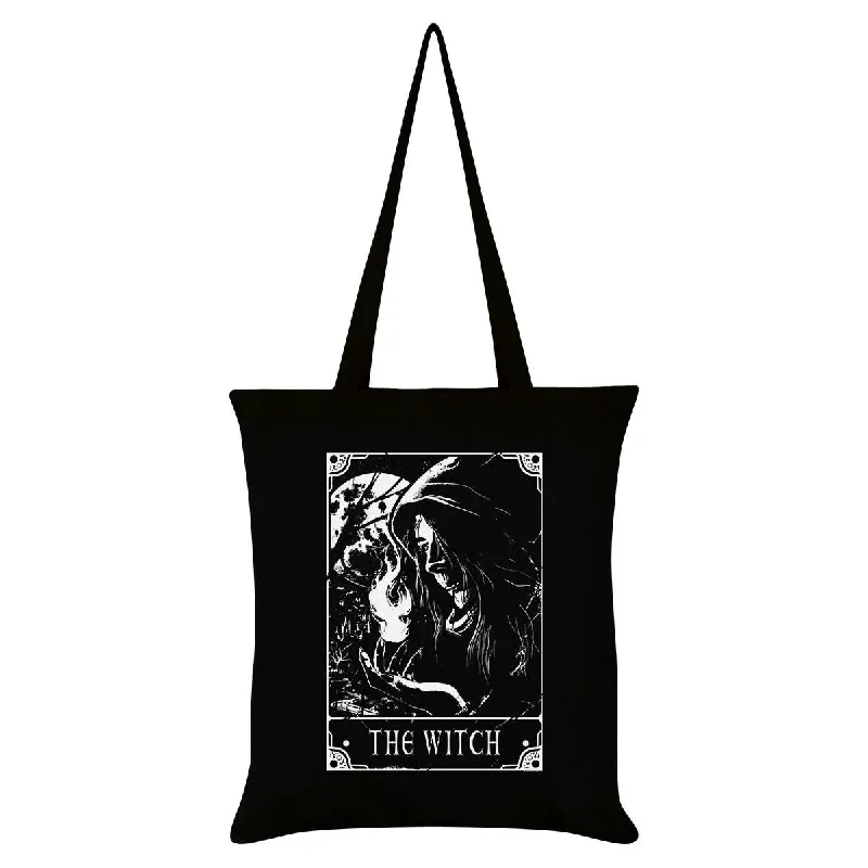 Deadly Tarot The Witch Witch Tote Bag