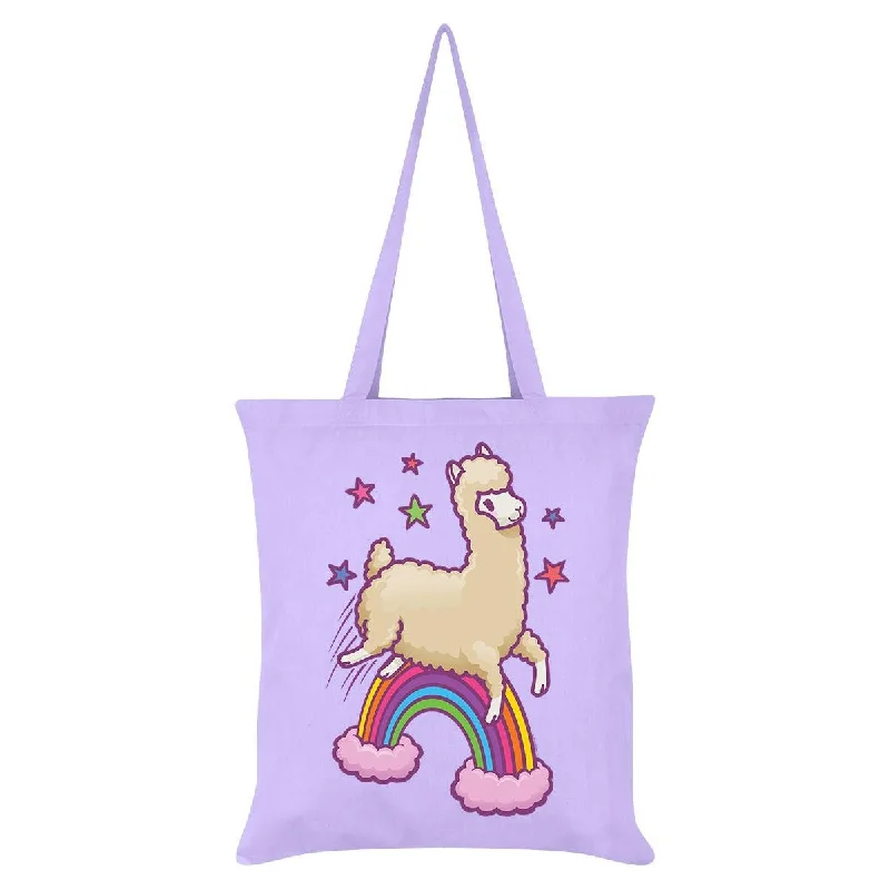 Grindstore Happy Space Llama Tote Bag