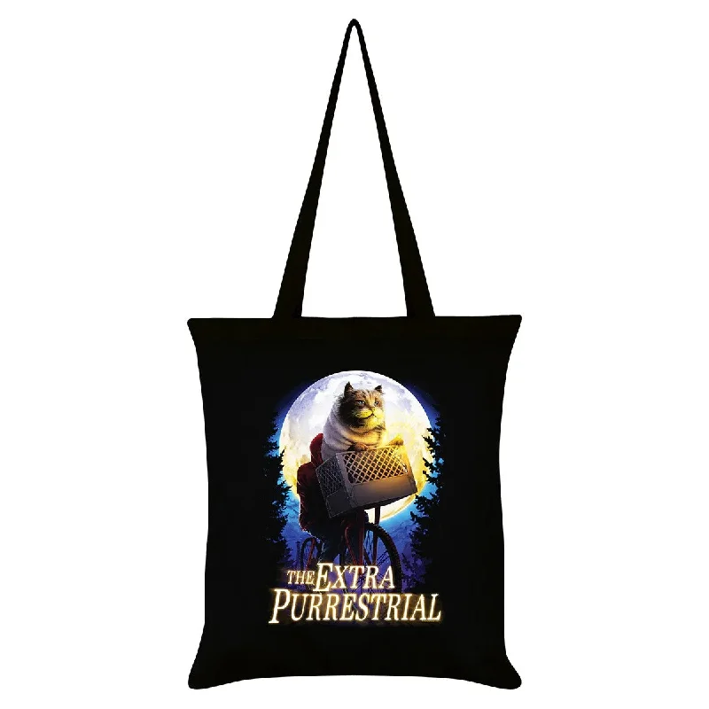 Horror Cats The Extra Purrestrial Tote Bag