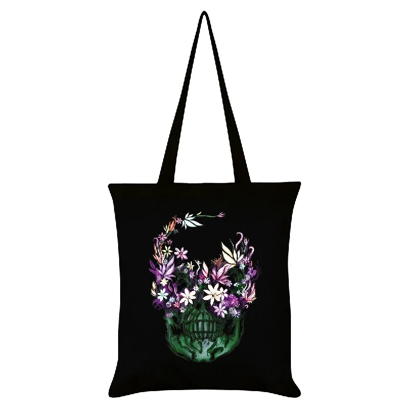 Unorthodox Collective Skull Bloom Tote Bag