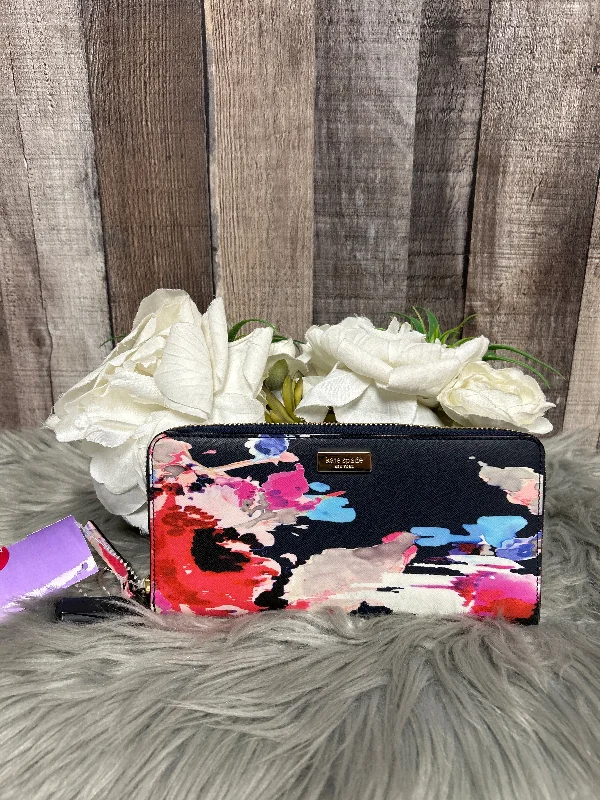 Floral Print Wallet Designer Kate Spade, Size Medium