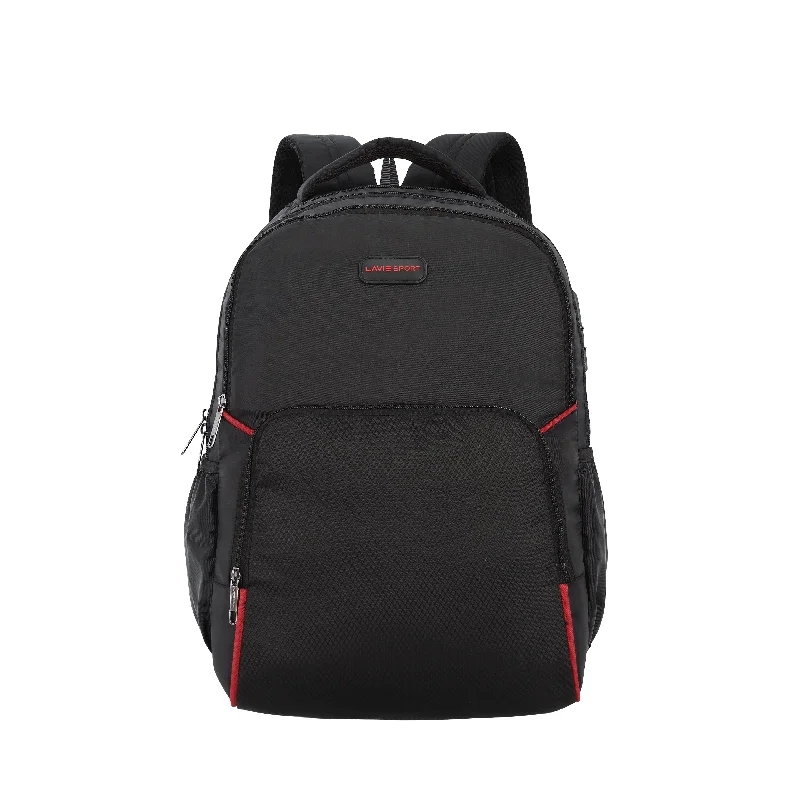 Lavie Sport Business M 33L Anti-theft Laptop Backpack For Men & Women | Laptop Bag For Boys & Girls Black