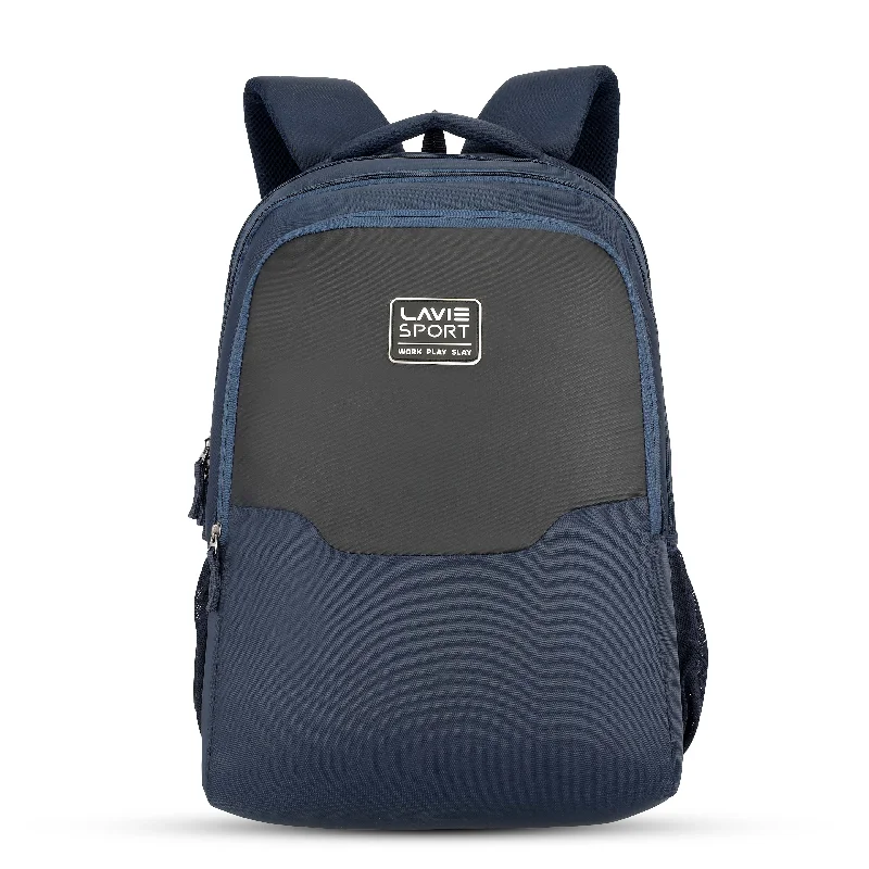 Lavie Sport Urban 31L Laptop Backpack For Men & Women | Boys & Girls Navy