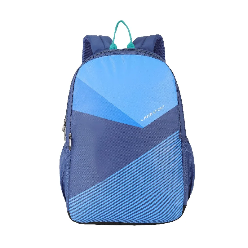 Lavie Sport Perk 36 litres Laptop Backpack | School College Bag For Boys & Girls Navy