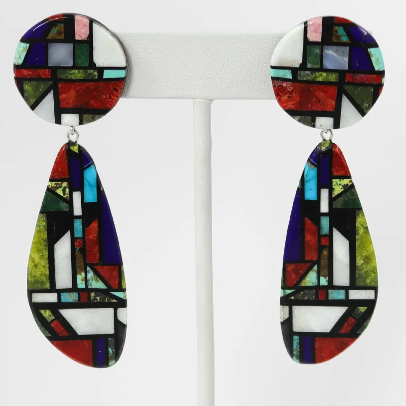 Inlay Earrings