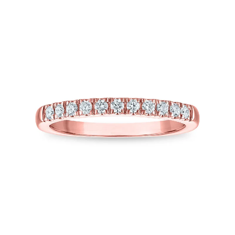 Signature EcoLove 1/4 CTW Lab Grown Diamond Anniversary Ring in 14KT Rose Gold