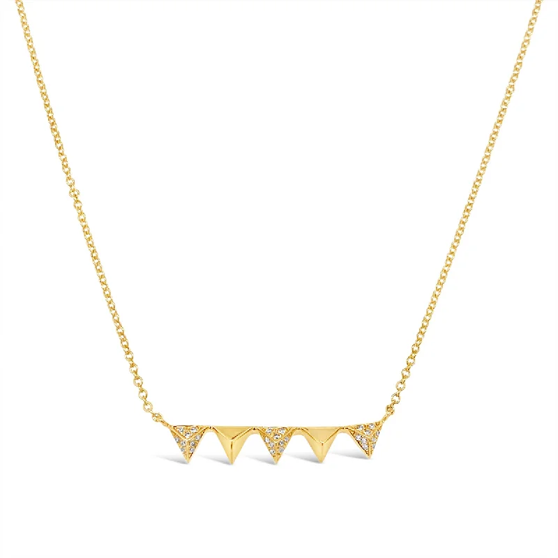 Yellow Gold Diamond Fashion Necklace