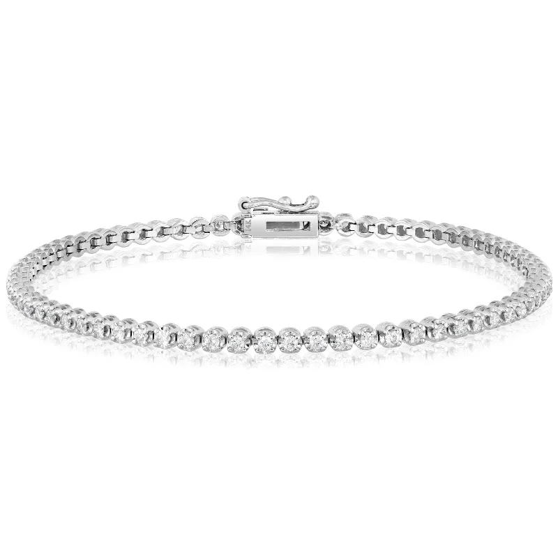 1.00 Carat Diamond Tennis Bracelet