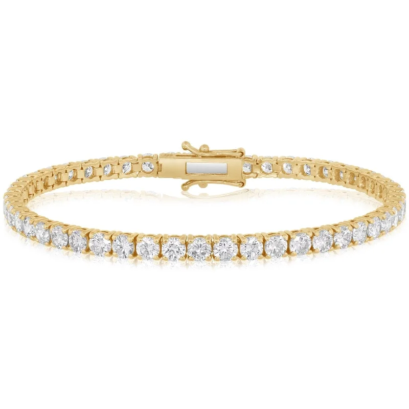 8.10 Carat Diamond Tennis Bracelet