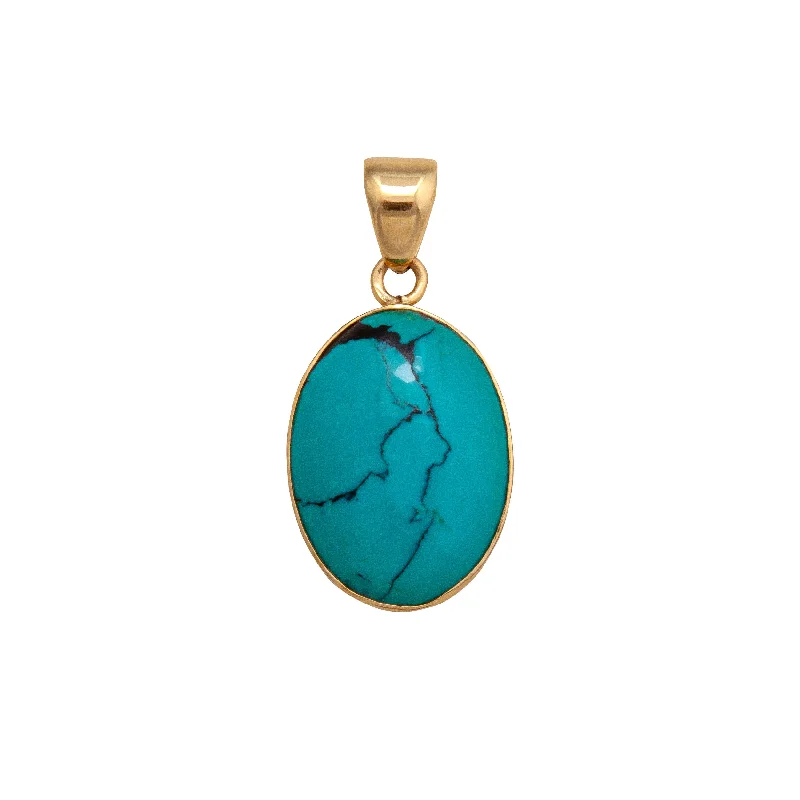 Alchemia Turquoise Oval Pendant