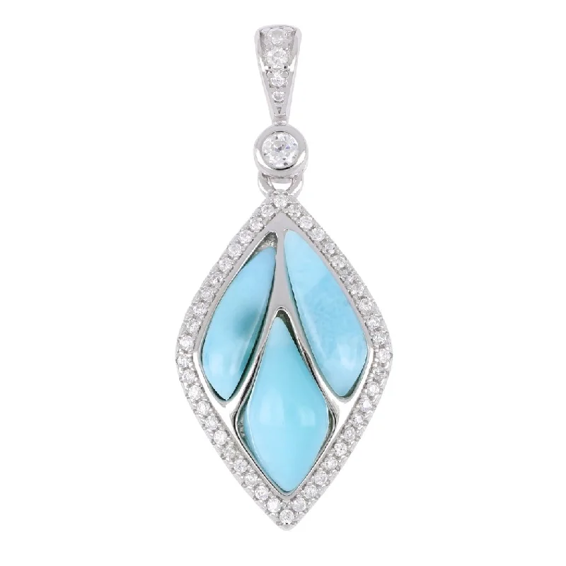 Larimar Pendant (Cubic Zirconia)