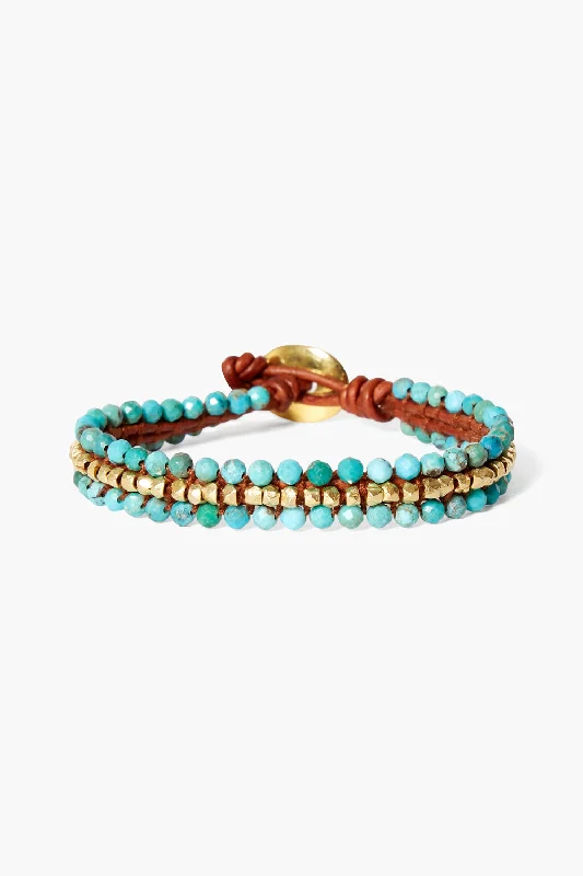 Koa Wrap Bracelet Turquoise