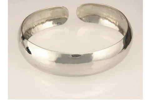 Perfectly Puddled: White Gold Bracelet Medium